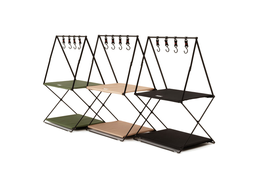 Folding Hanging Rack, Beige