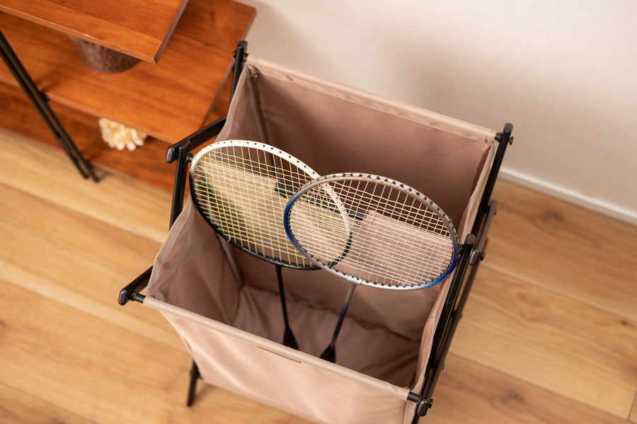 Folding Basket L Beige