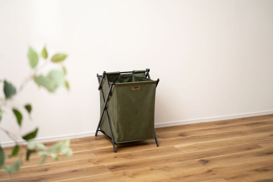 Folding Basket L Green