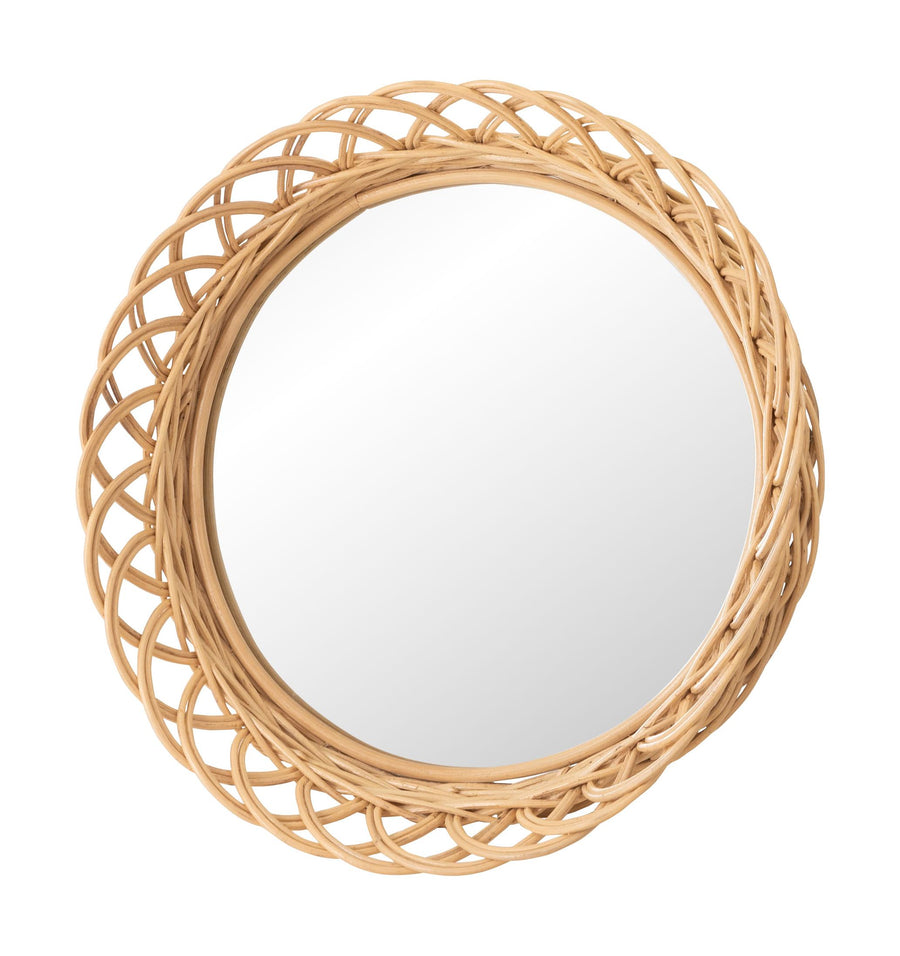 Rattan Mirror