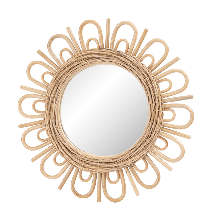 Rattan Mirror