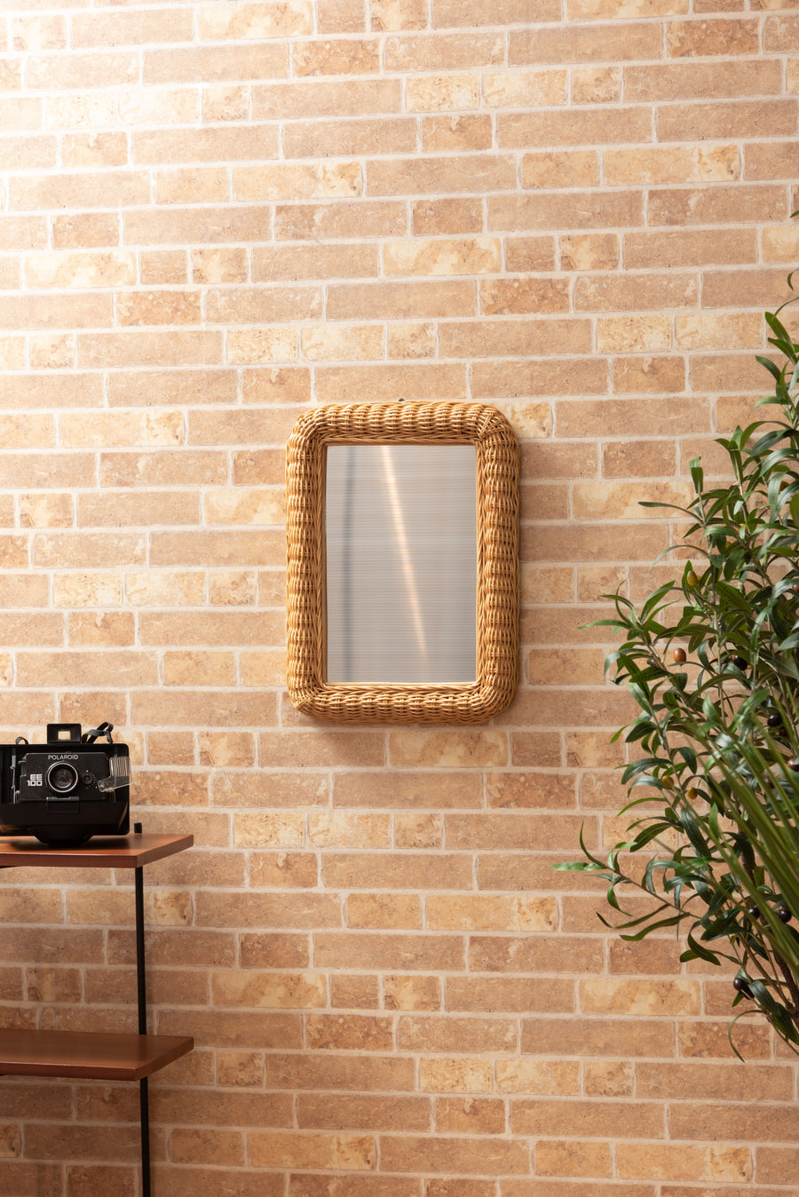 Rattan Mirror