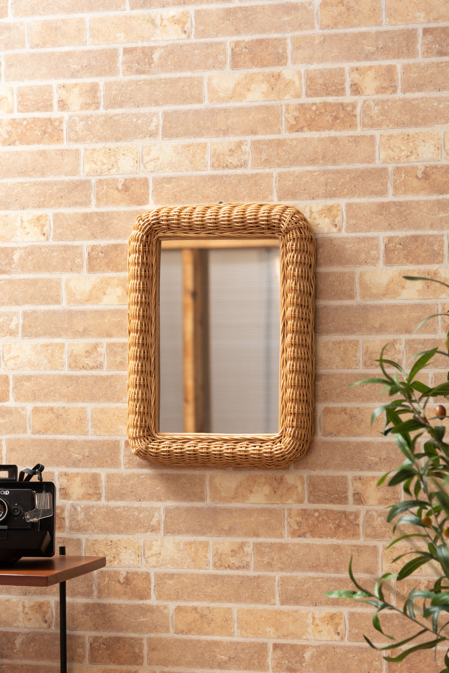 Rattan Mirror