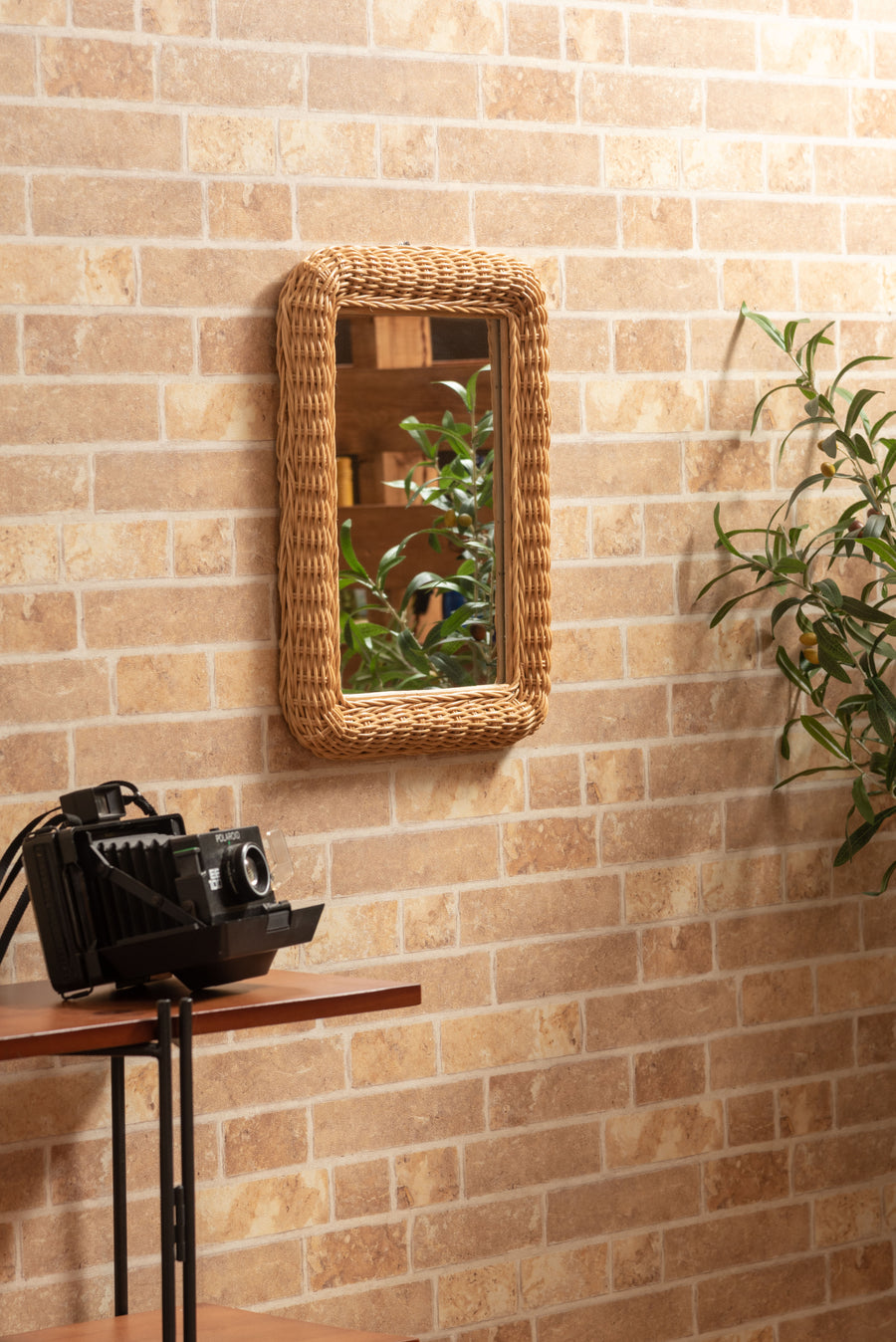 Rattan Mirror