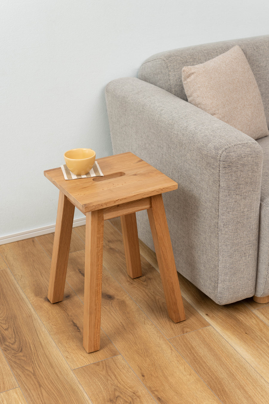 角スツール ナチュラル