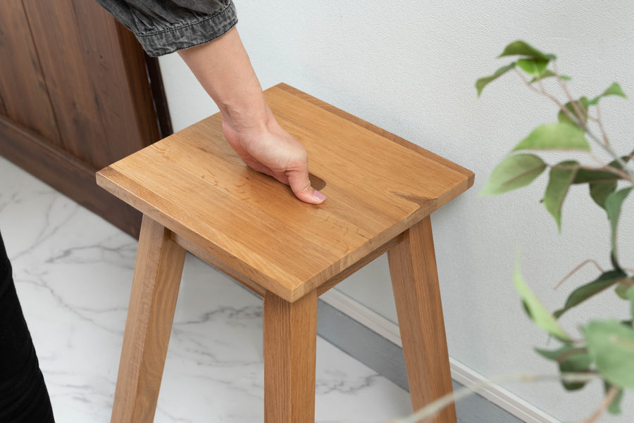 角スツール ナチュラル