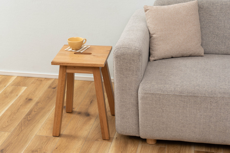 角スツール ナチュラル