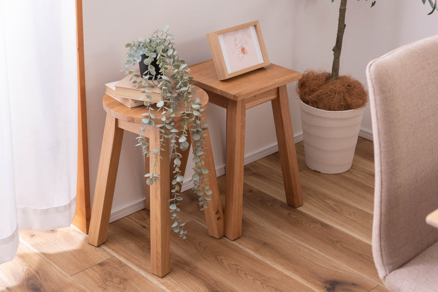 丸スツール ナチュラル