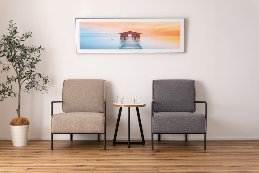 Grey Lounge Chair