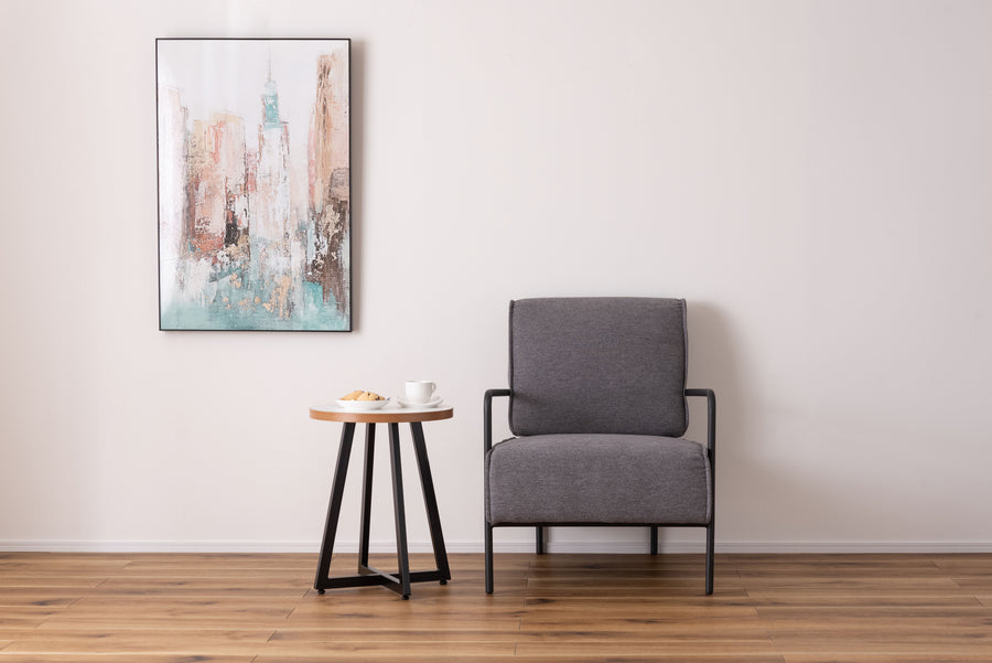 Grey Lounge Chair