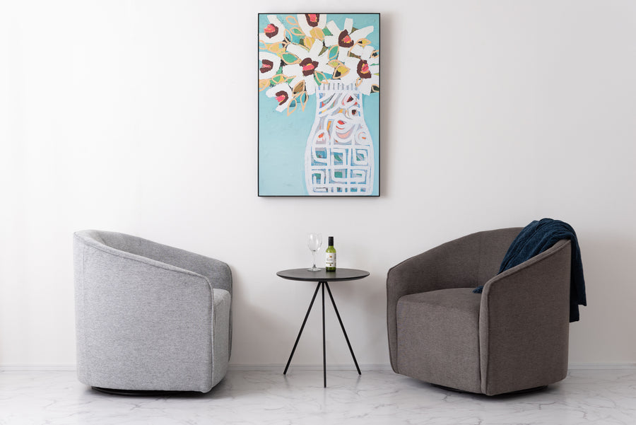 ラウンジソファ ダークグレー