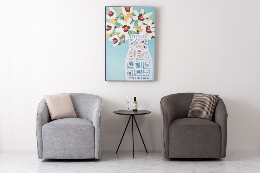 ラウンジソファ ダークグレー