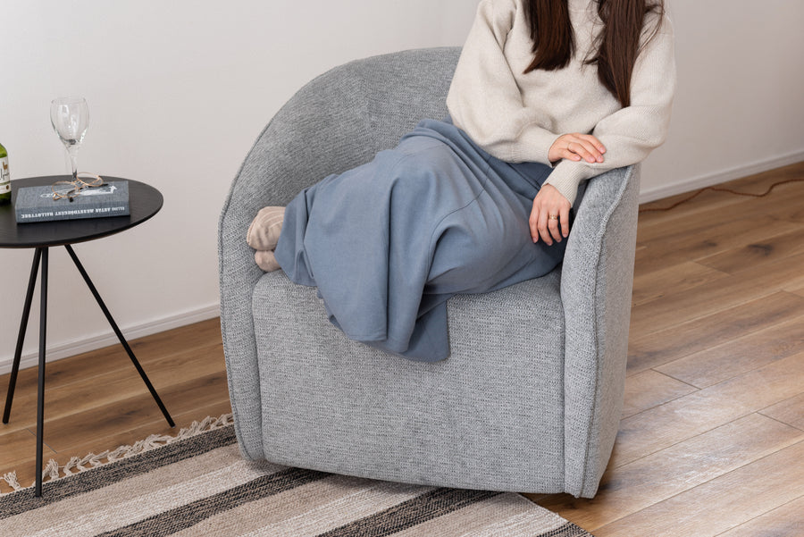 ラウンジソファ ライトグレー