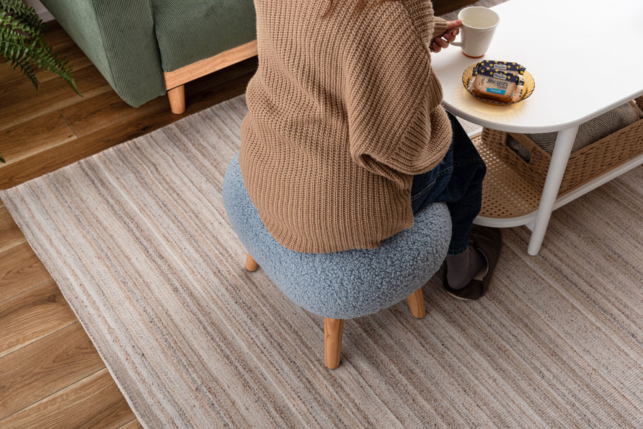 スツール ライトブルー