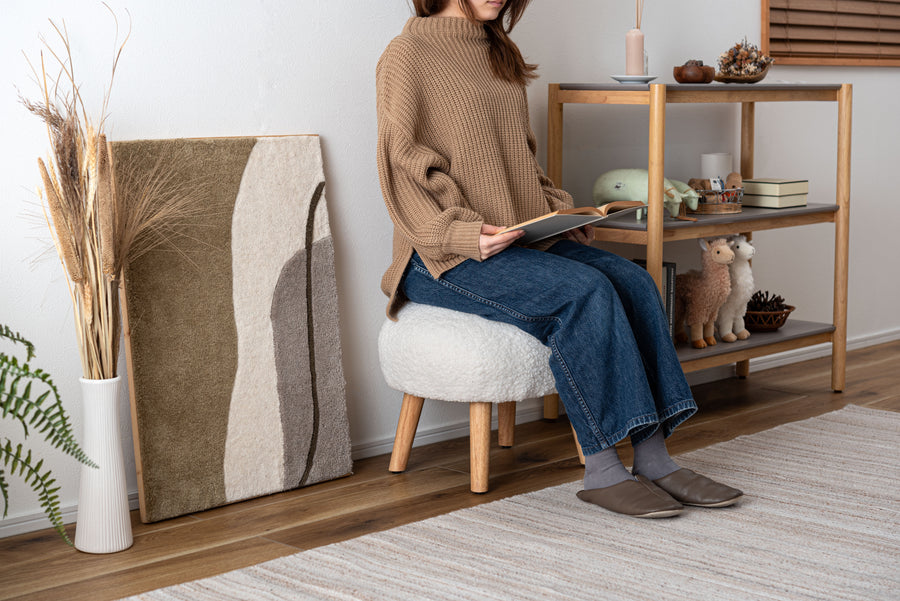 スツール ホワイト