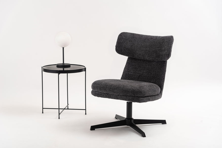 ラウンジチェア ダークグレー