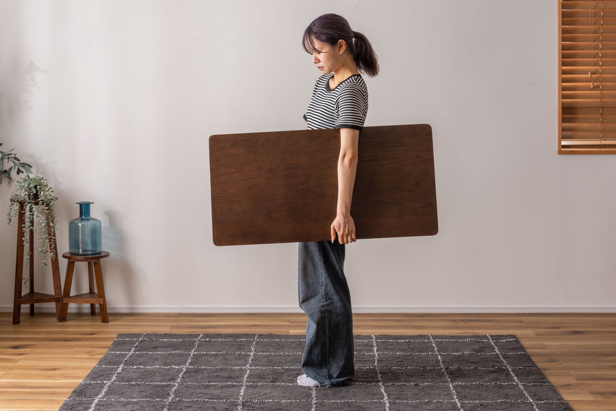 Folding Table Brown