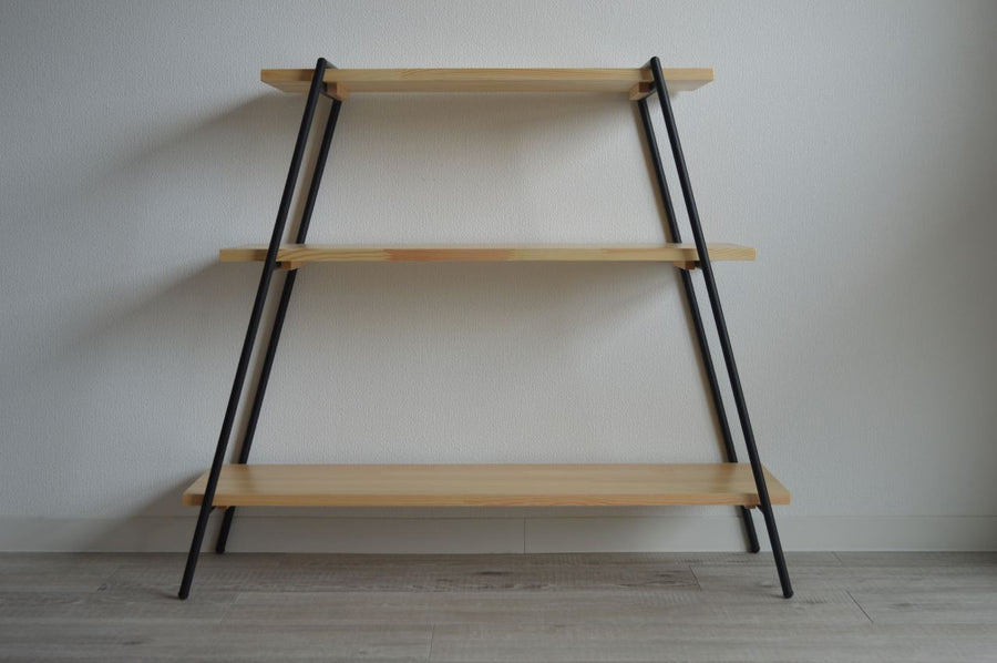 Iron Leg Rack, 3 Tiers, Black