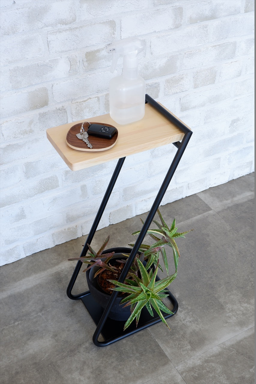 Iron Leg Side Table High Black