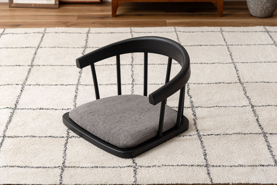 フロアチェア グレー