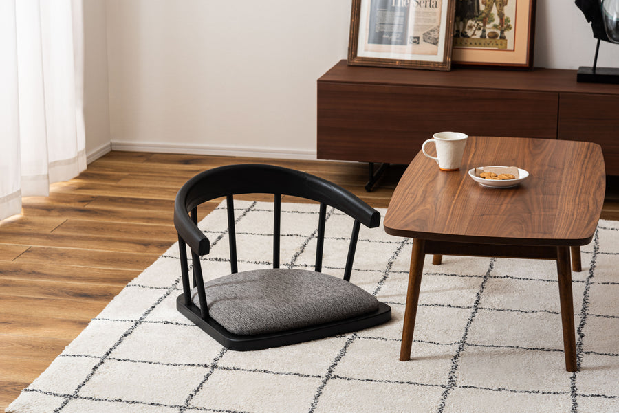 フロアチェア グレー