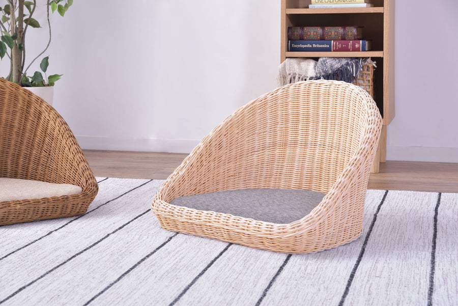 ラタン フロアチェア ナチュラル