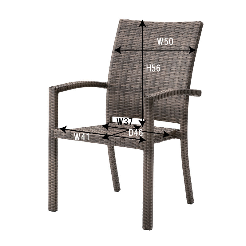 チェア ブラウン