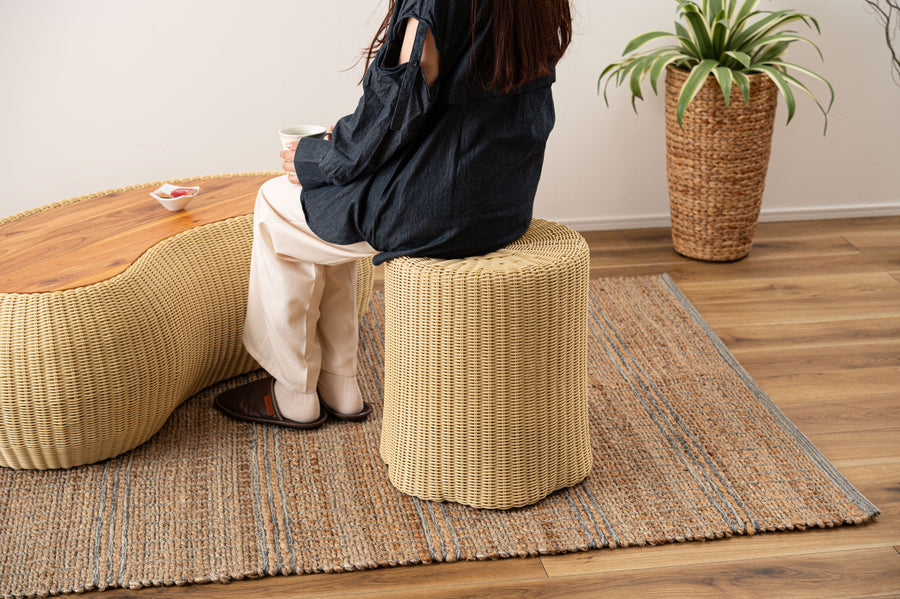 スツール ベージュ