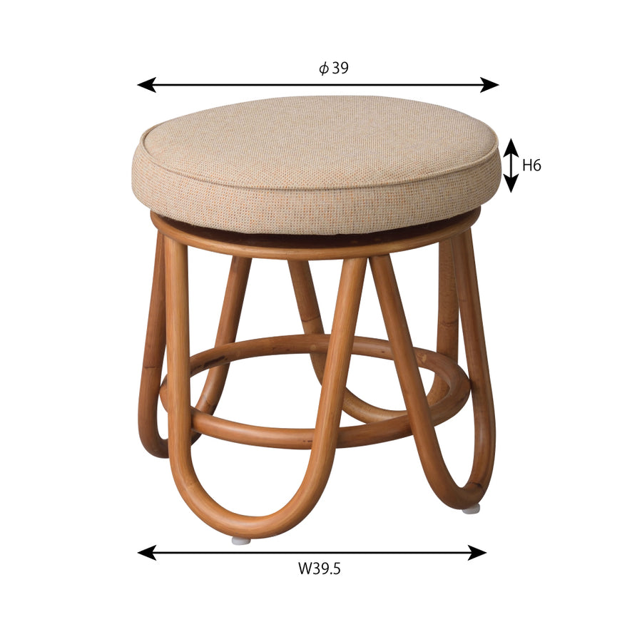 Molly Swivel Stool Brown