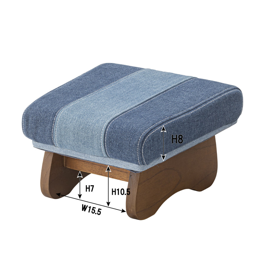 正座イス S デニムブルー