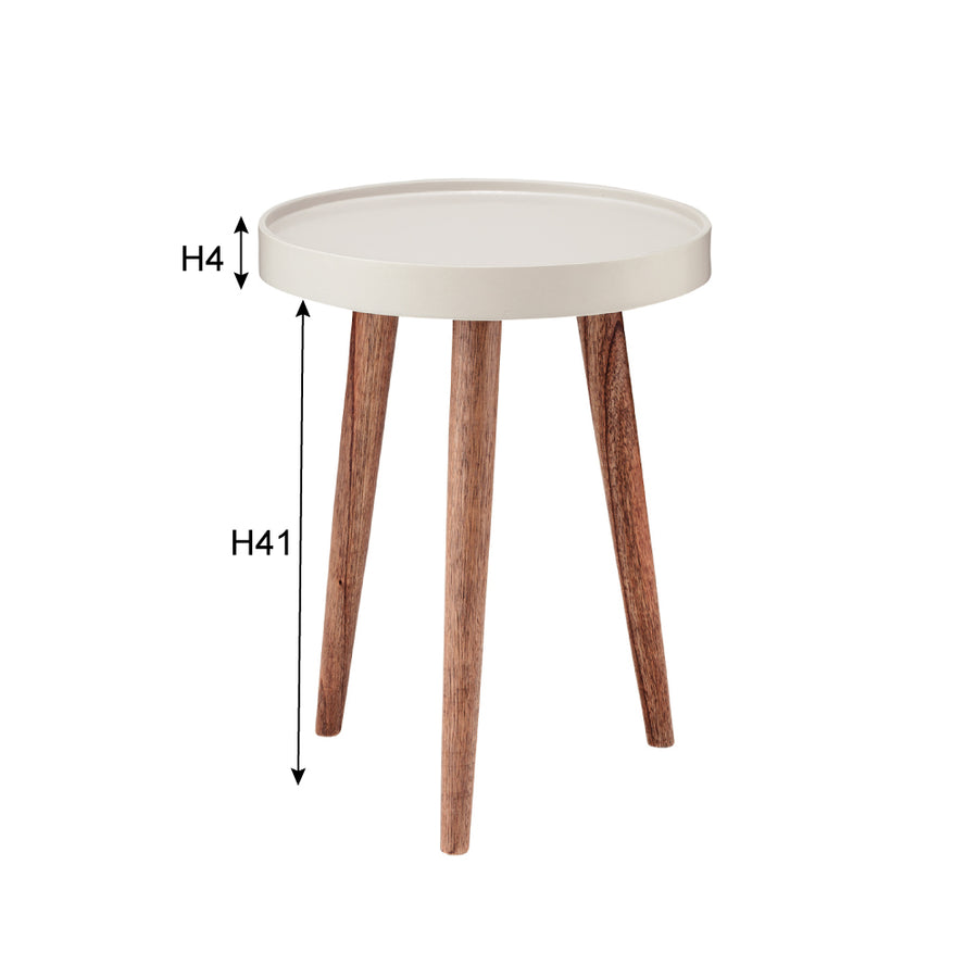 トレーテーブル 小 ホワイト