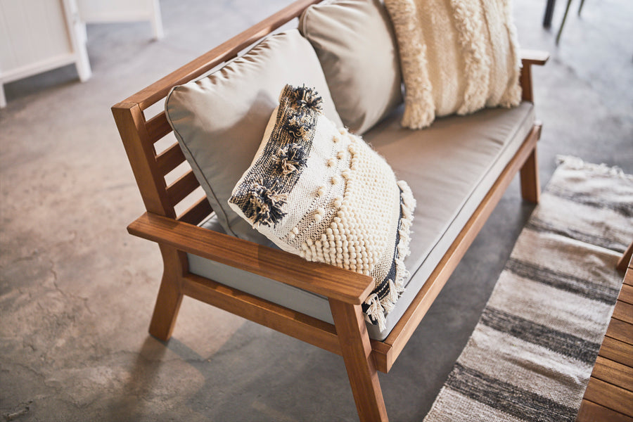 ソファテーブルセット ブラウン