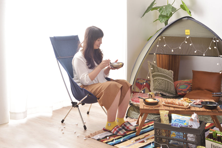 Folding Table, Light Brown