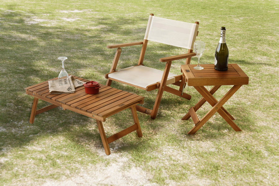 Folding Table, Light Brown