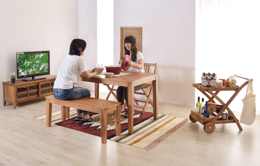 Alunda Dining Table, Light Brown