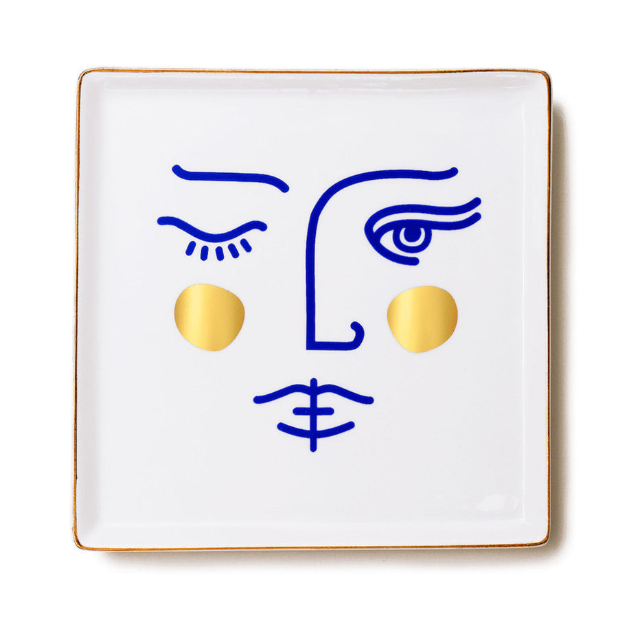 CERAMIC TRAY JANUS GODDESS