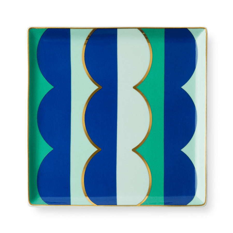 CERAMIC TRAY RIVIERA（WAVE）BLUE