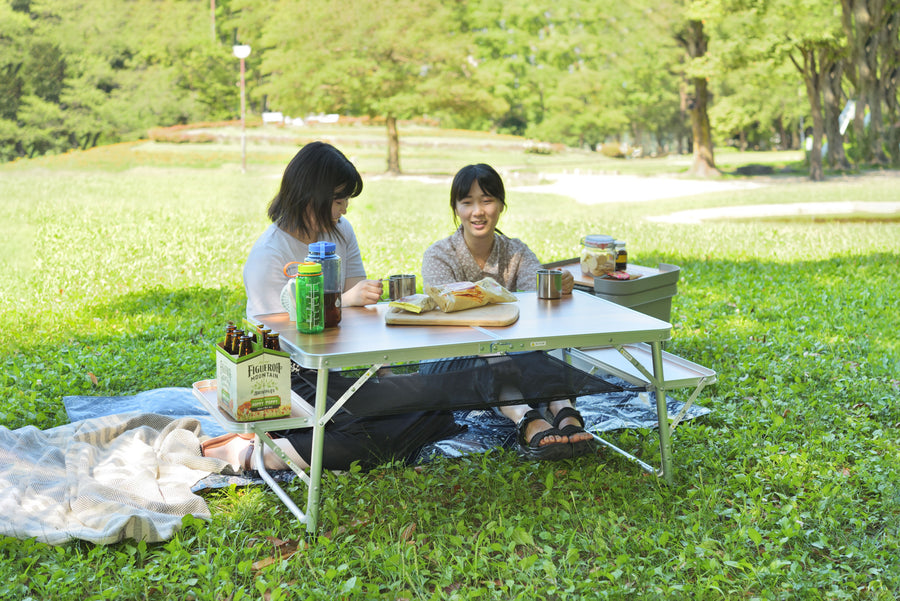 Folding Table Brown