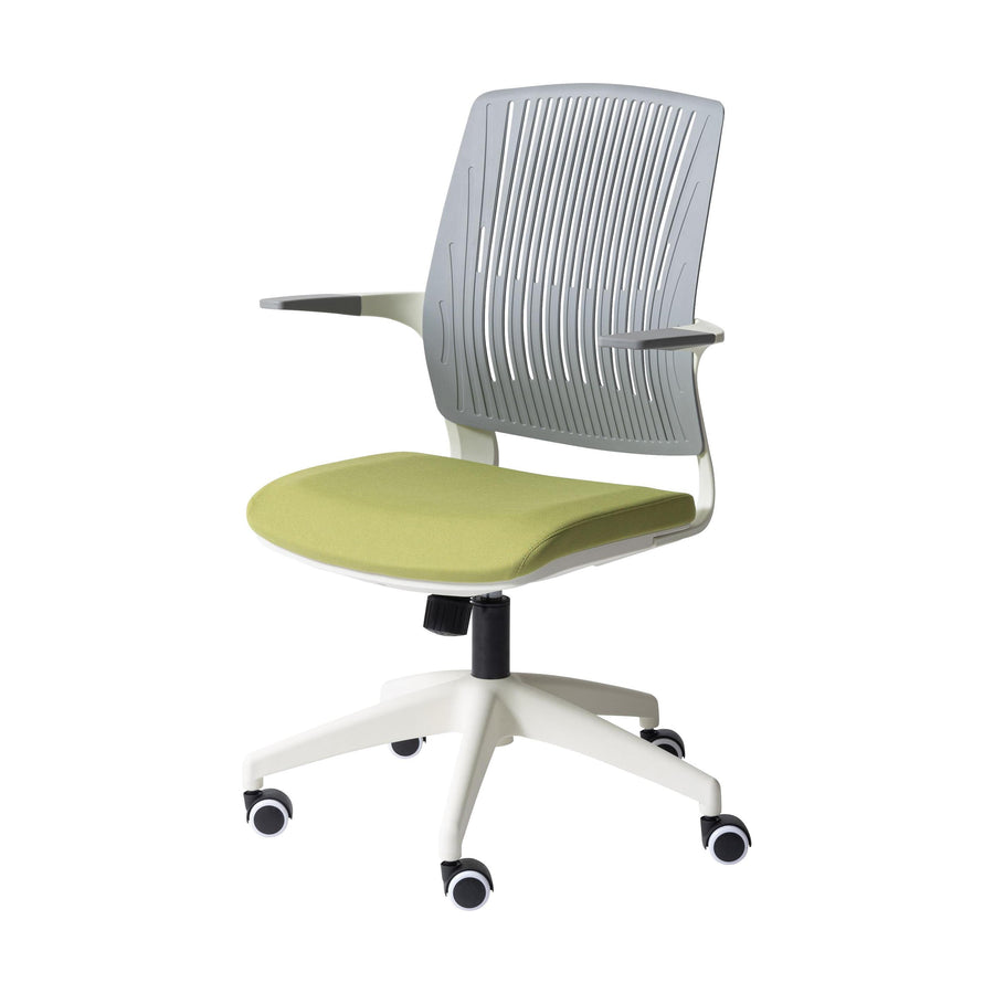 Cleco office chair green x white