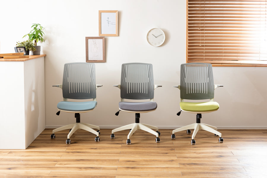 Cleco office chair green x white