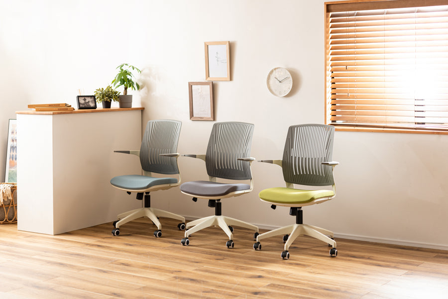 Cleco office chair green x white