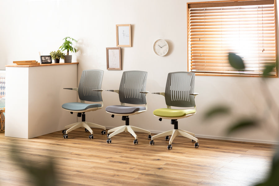 Cleco office chair green x white