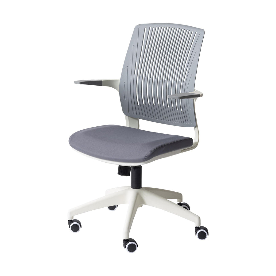 Cleco office chair, grey x white