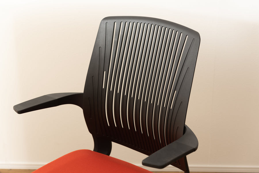 Cleco office chair orange x black