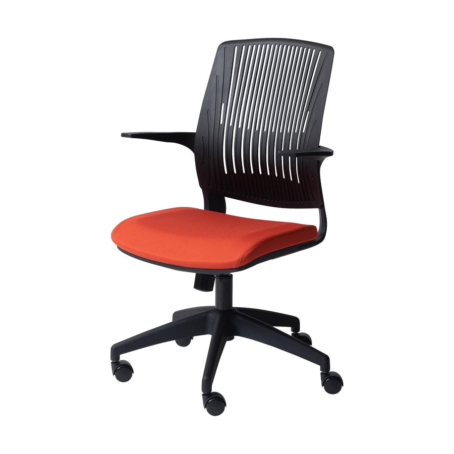 Cleco office chair orange x black