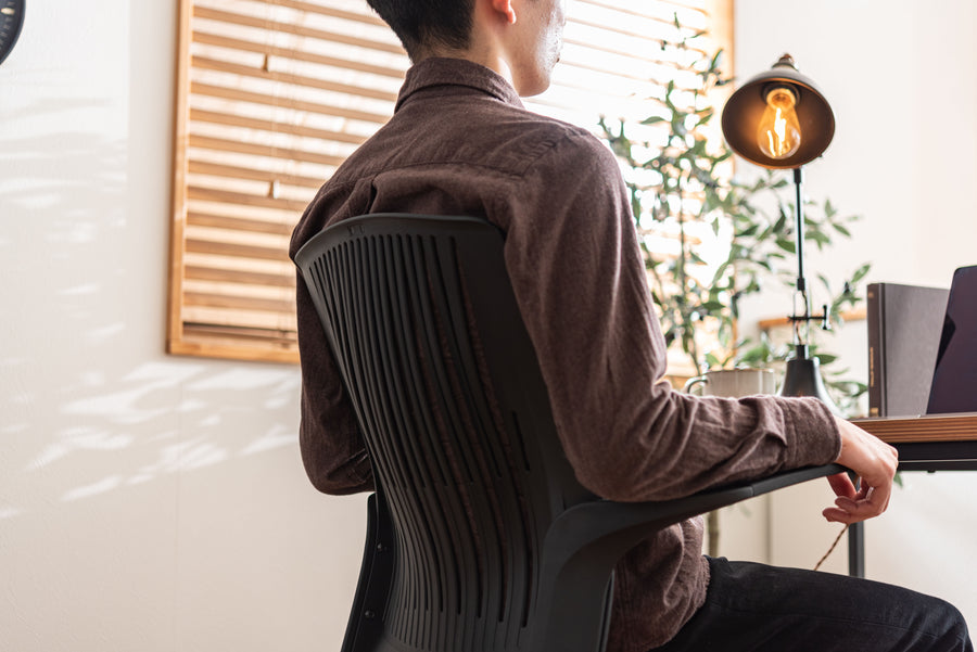 Cleco office chair orange x black