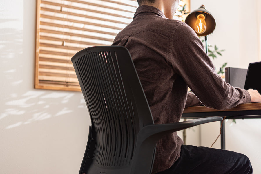 Cleco office chair orange x black