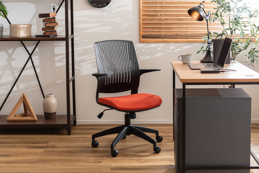 Cleco office chair orange x black