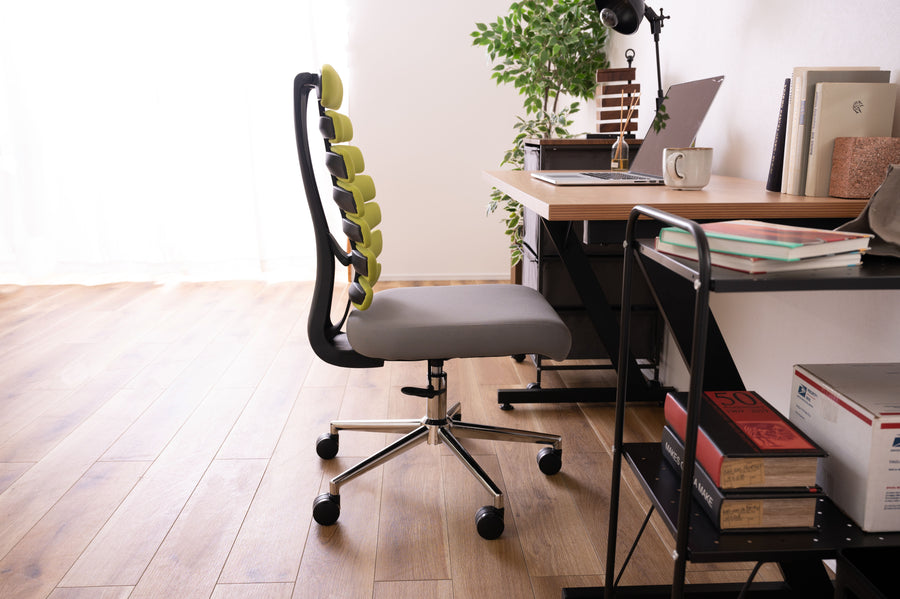 Green office chair