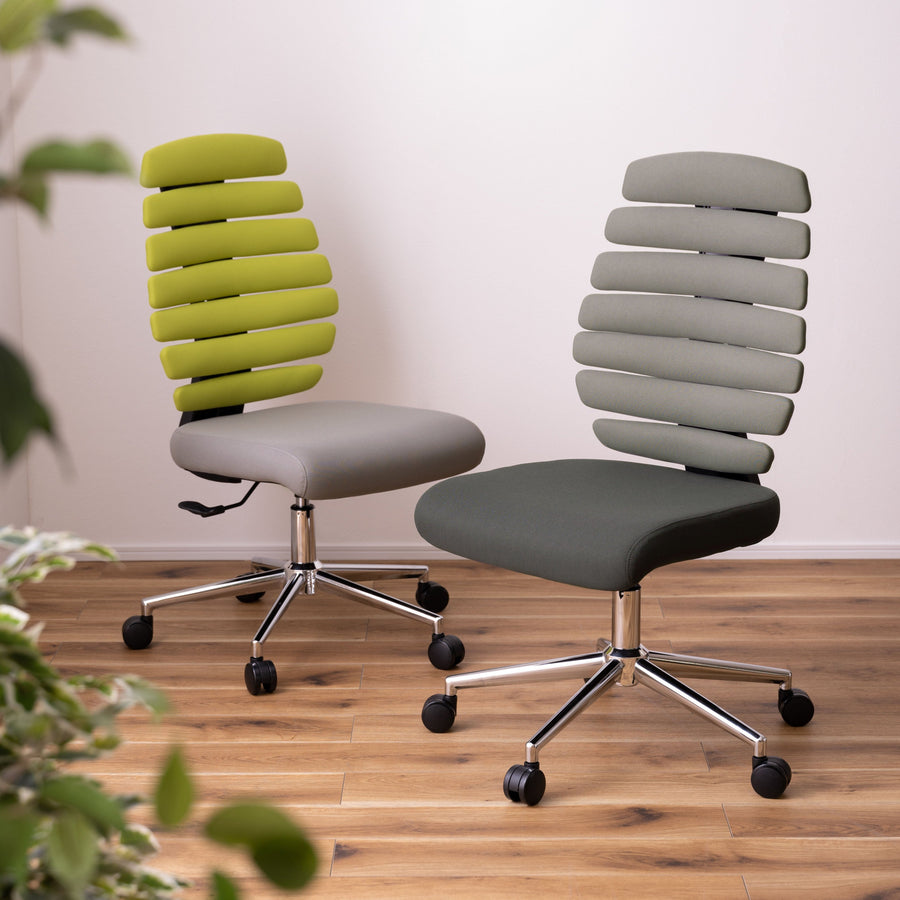 Green office chair